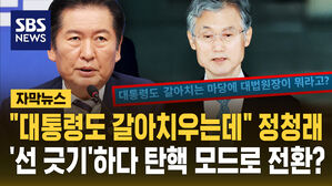 [자막뉴스] "대통령도 갈아치우는데 대법원장이 뭐라고" 탄핵에 힘 싣기?