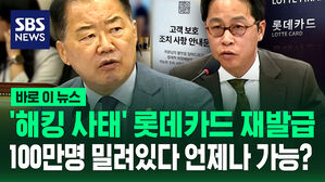 [바로이뉴스] '해킹 사태' 롯데카드 재발급 100만 명 밀려있다 언제나 가능?