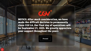 CGV 미국 사업 15년 만에 철수&hellip;LA 지점 21일 영업 종료