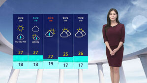 [날씨] 충청 이남 중심 비…전국 하늘 흐림