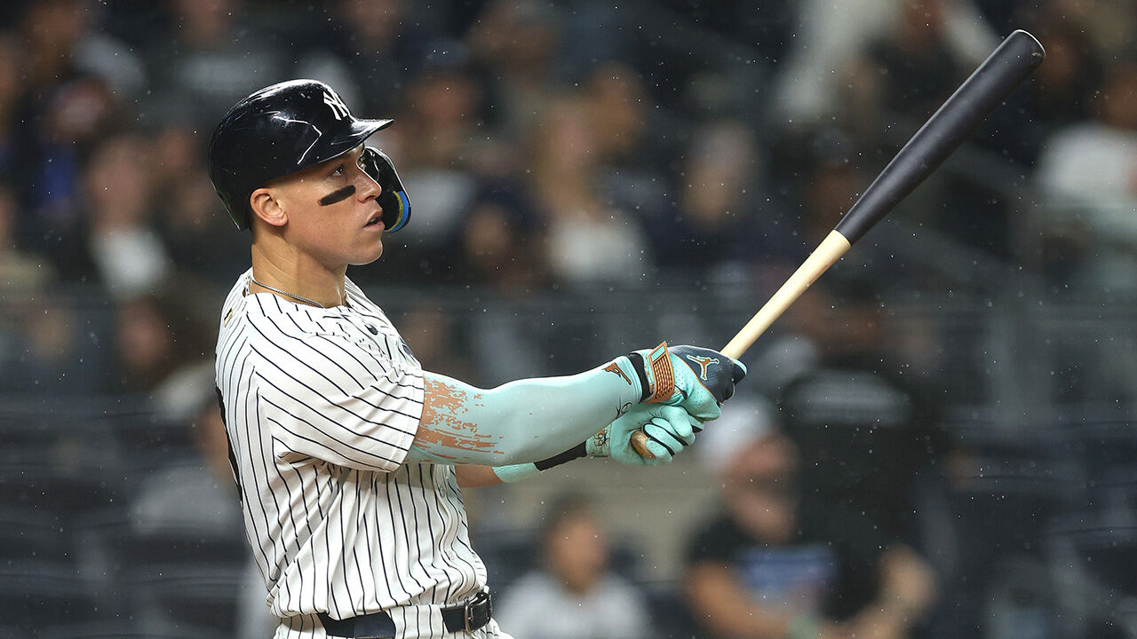 양키스 저지, 개인 4번째 50홈런 돌파…MLB 역대 4번째 기록