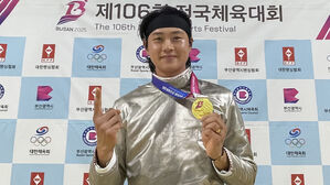 펜싱 남자 사브르 오상욱, 전국체전 개인전 이어 단체전도 우승