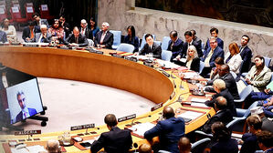 '안보리 의장석' 앉아 회의 첫 주재…"AI·방산 협력 강화"