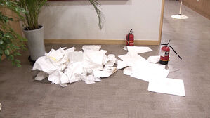 노동부장관 사무실 침입해 방화 시도&hellip;50대 체포