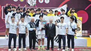 한국, U-17 아시아 남자 핸드볼 준우승&hellip;MVP는 강동호