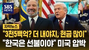 [자막뉴스] "3천5백 달러 보다 더" 대미 투자금 증액 요구한 러트닉&hellip;"한국은 선불" 압박하는 트럼프