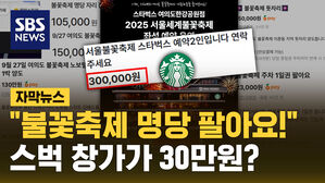 [자막뉴스] "스타벅스 자리까지 팝니다" 불꽃축제 명당 거래 '몸살'