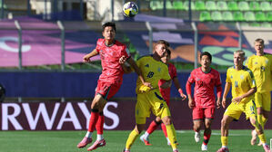 한국, U-20 월드컵 1차전서 우크라이나에 2대 1 패배