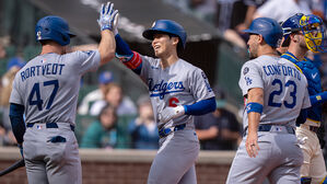 '다저스' 김혜성, WBC 합류 전 시범경기 첫 홈런