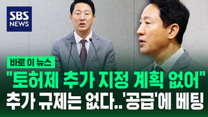 [바로이뉴스] "토허제 등 추가 규제 계획 없어" 규제 아니라 공급에 '베팅'