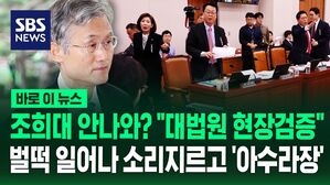 [바로이뉴스] "대법원 국감 현장 방문해 진행" 추미애 위원장 의결하자 국민의힘 의원 집단 반발