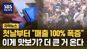 [자막뉴스] 우르르 첫날 "매출 100% 폭증"&hellip;확 달라진 명동 분위기