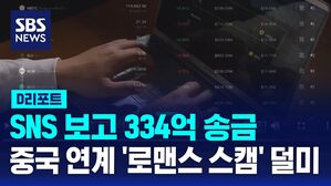 [D리포트] SNS 보고 334억 송금&hellip;중국 연계 '로맨스 스캠' 덜미
