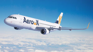 청주행 에어로케이 항공기 기체이상으로 대만으로 회항