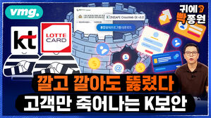 [귀에빡종원] 롯데카드·KT 해킹은 시작일 뿐.."국가AI위원회에 국정원 빠져" 우려 나오는 이유 (feat. 김승주 고려대 교수)
