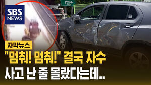 [자막뉴스] '공포의 36초' 운전자 결국 자수&hellip;"동료가 알려줘서"