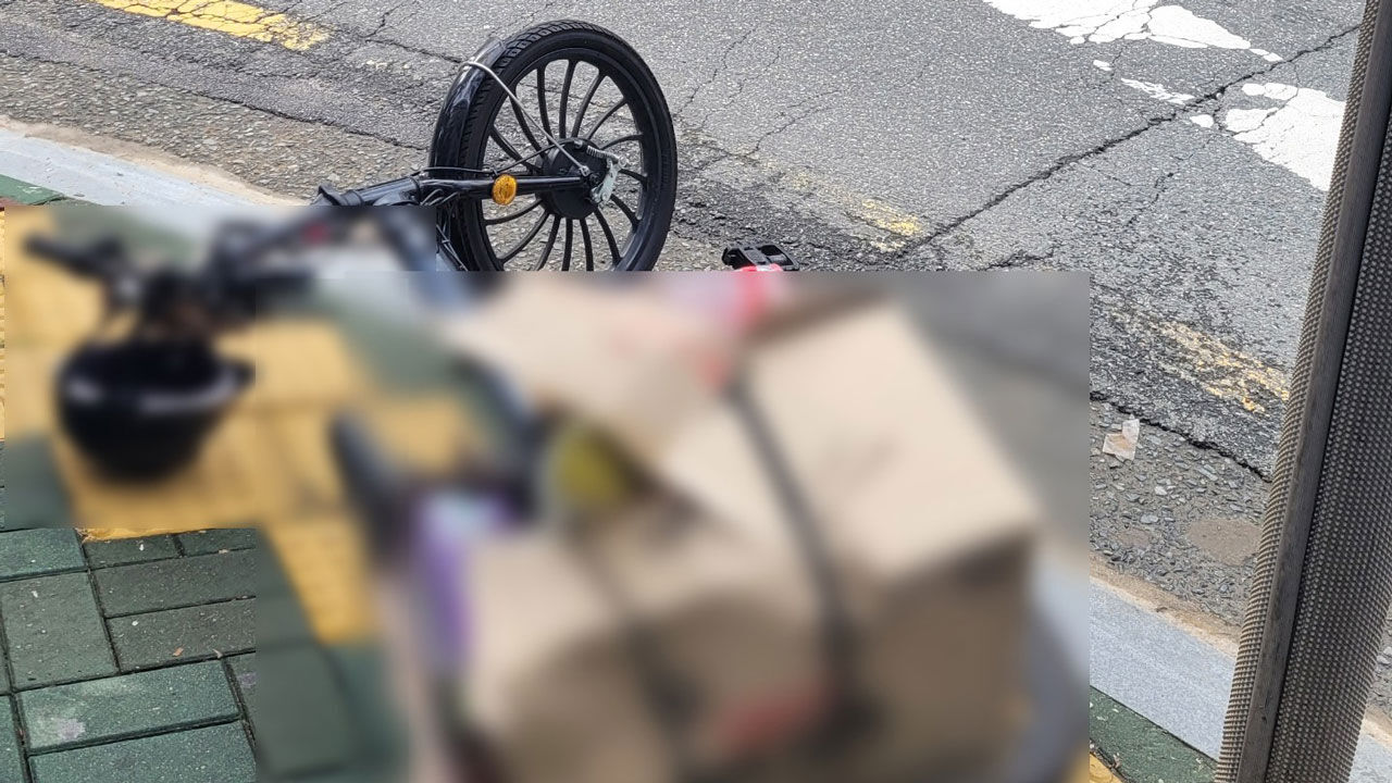 추석 먹거리 사오다…전기자전거 탄 70대, 트럭에 치여 사망