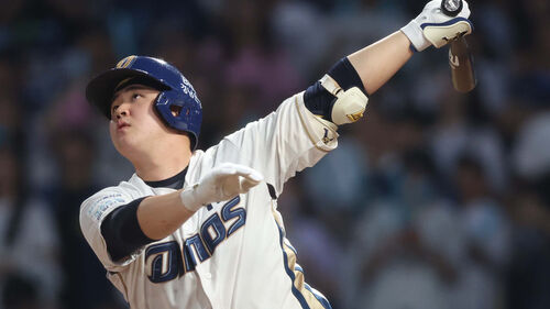 NC 포수 김형준, 손목 수술 후 두 달 재활