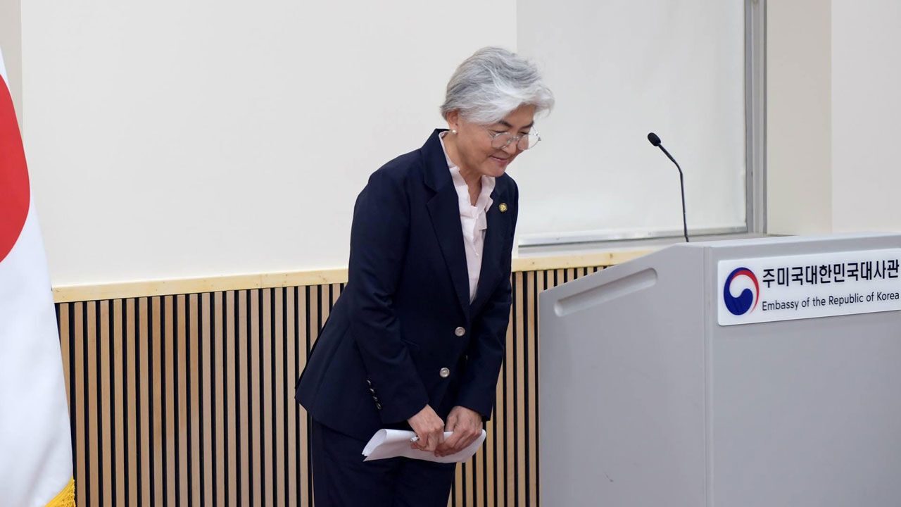 강경화 대사 "실용외교 근간에 한미동맹…굳건히 발전시킬것"