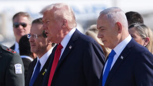 트럼프, 하마스 인질 석방 직후 이스라엘 도착