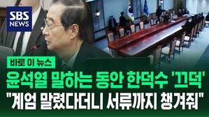 [바로이뉴스] 그날 국무회의서 고개 끄덕이며 윤석열 발언 듣고 있던 한덕수&hellip;"계엄 말렸다더니 서류까지 챙겨줘"