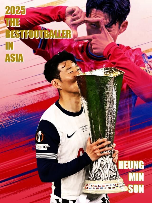 2025 최우수 아시아 축구선수로 뽑힌 손흥민 (사진=티탄저우바오 홈페이지 캡처, 연합뉴스)