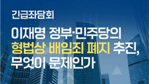 시민단체들 "배임죄, 재벌 사익편취 억제 역할&hellip;폐지에 우려"