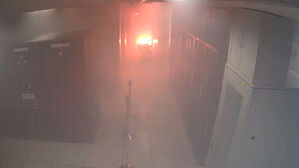 [단독] 국정자원 7-1 전산실 화재 영상 입수…폭발 순간