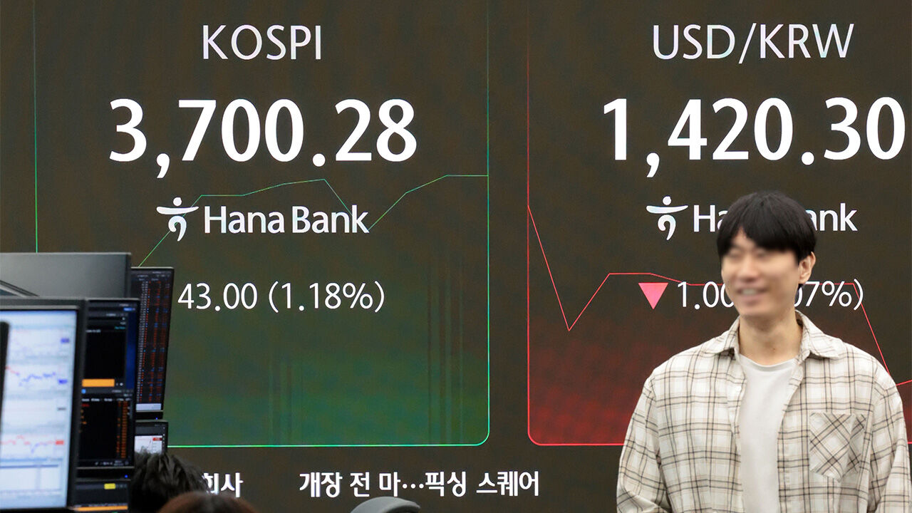 코스피, 장중 3700선 첫 돌파…이틀째 역대 최고치 경신