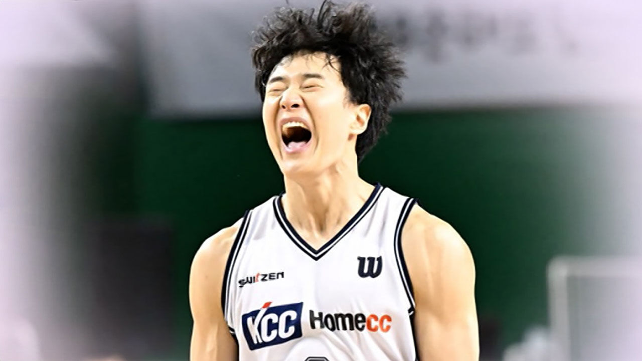 허웅 결승 3점포…KCC 3연승 '단독 선두'