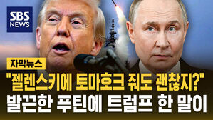 [자막뉴스] "젤렌스키에 토마호크 줘도 괜찮지?"&hellip;발끈한 푸틴에 트럼프 한 말이