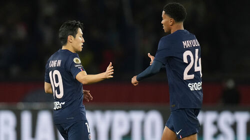 이강인 골대 강타+동점골 기여…PSG, 스트라스부르와 무승부