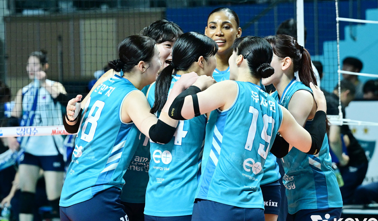 GS칼텍스, 시즌 첫 경기서 '우승 후보' IBK에 승리