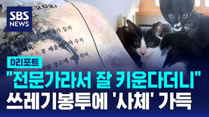[D리포트] 전문가라며 잘 키운다더니&hellip;쓰레기봉투에 사체 '가득'