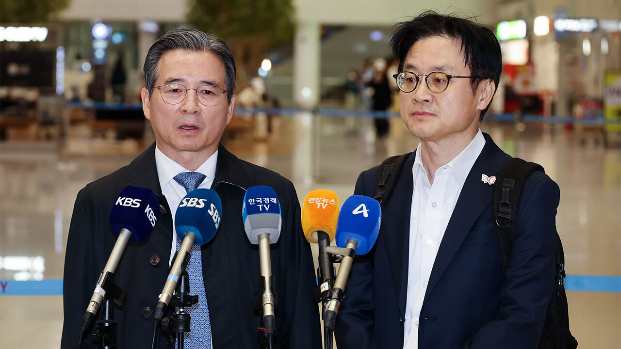 김용범 귀국…"한미 아직 핵심쟁점 입장 팽팽…끝까지 노력"