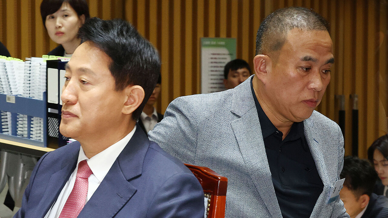 오세훈·명태균, 특검 출석…오 "여론조사 제공 없어"·명 "치매냐"