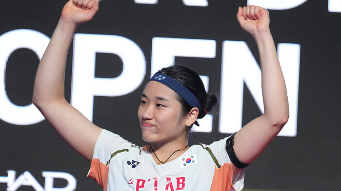 '최다승 정조준' 안세영, 배드민턴 왕중왕전 첫 경기 승리