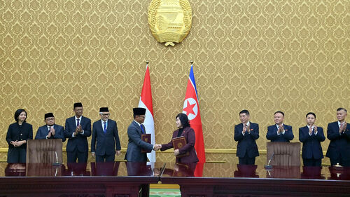 북과 '기술 협력' 인니…정부 특별고문 "미사일·군사 기술 이전 기대"