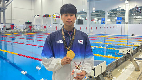 한국 수영, 아시아청소년경기 첫날 금 2개…고승우 대회 신기록