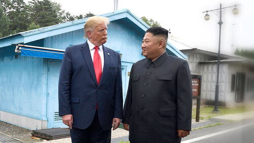 지난 2019년 판문점서 만난 북미 정상