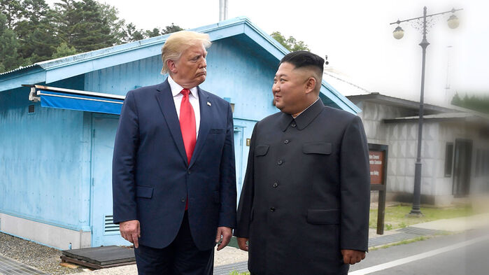 지난 2019년 판문점서 만난 북미 정상