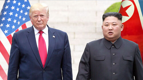 트럼프 "북한과 제재 논의"…방북 가능성도 암시