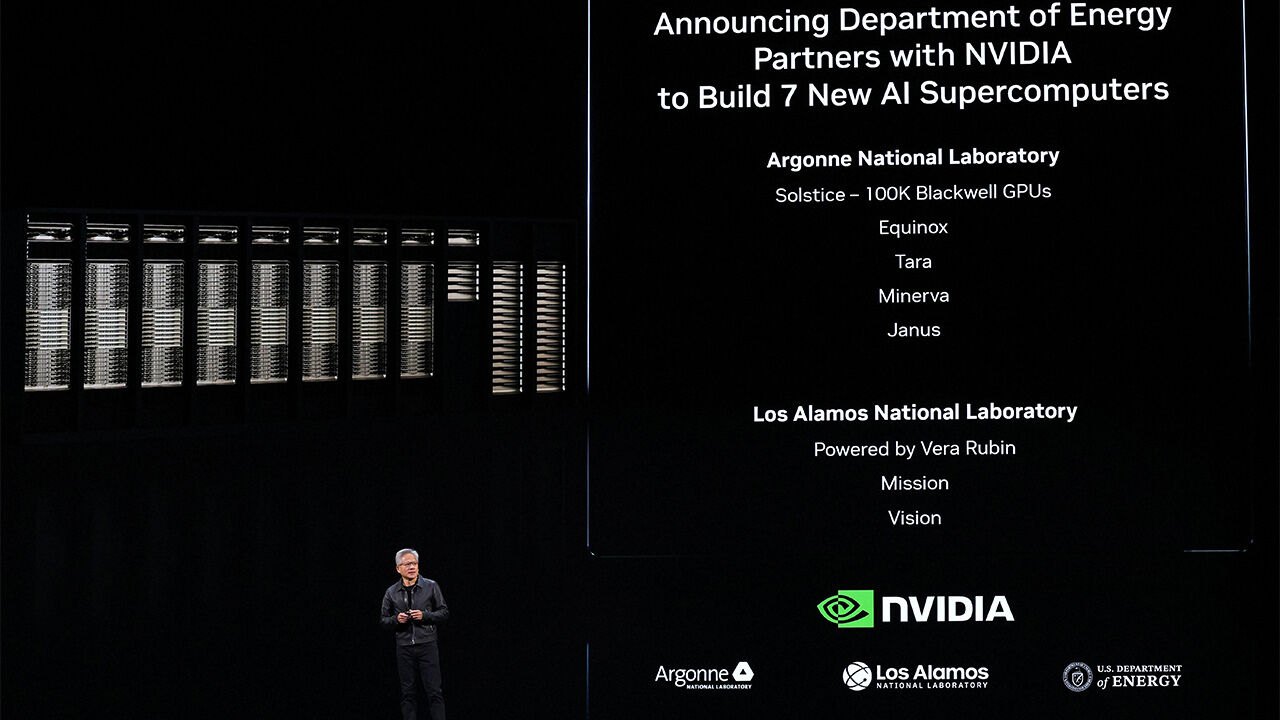 엔비디아, 미 에너지부에 슈퍼컴 7대 구축