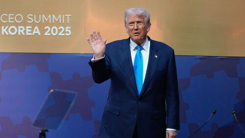 트럼프, '마린원' 헬기 타고 경주에…6년 만에 방한, 일정 돌입