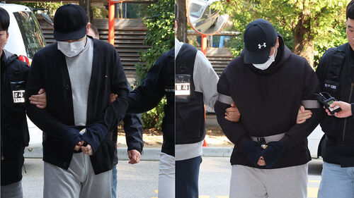 구독자 100만 유튜버 살인미수 2인조…취재진 질문엔 침묵