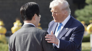 트럼프, 경주박물관 도착…국빈 일정 본격 돌입