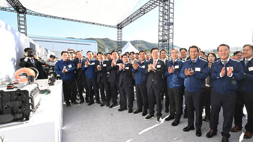 현대차 수소연료전지 신공장 첫삽…9천300억 투입해 2027년 준공