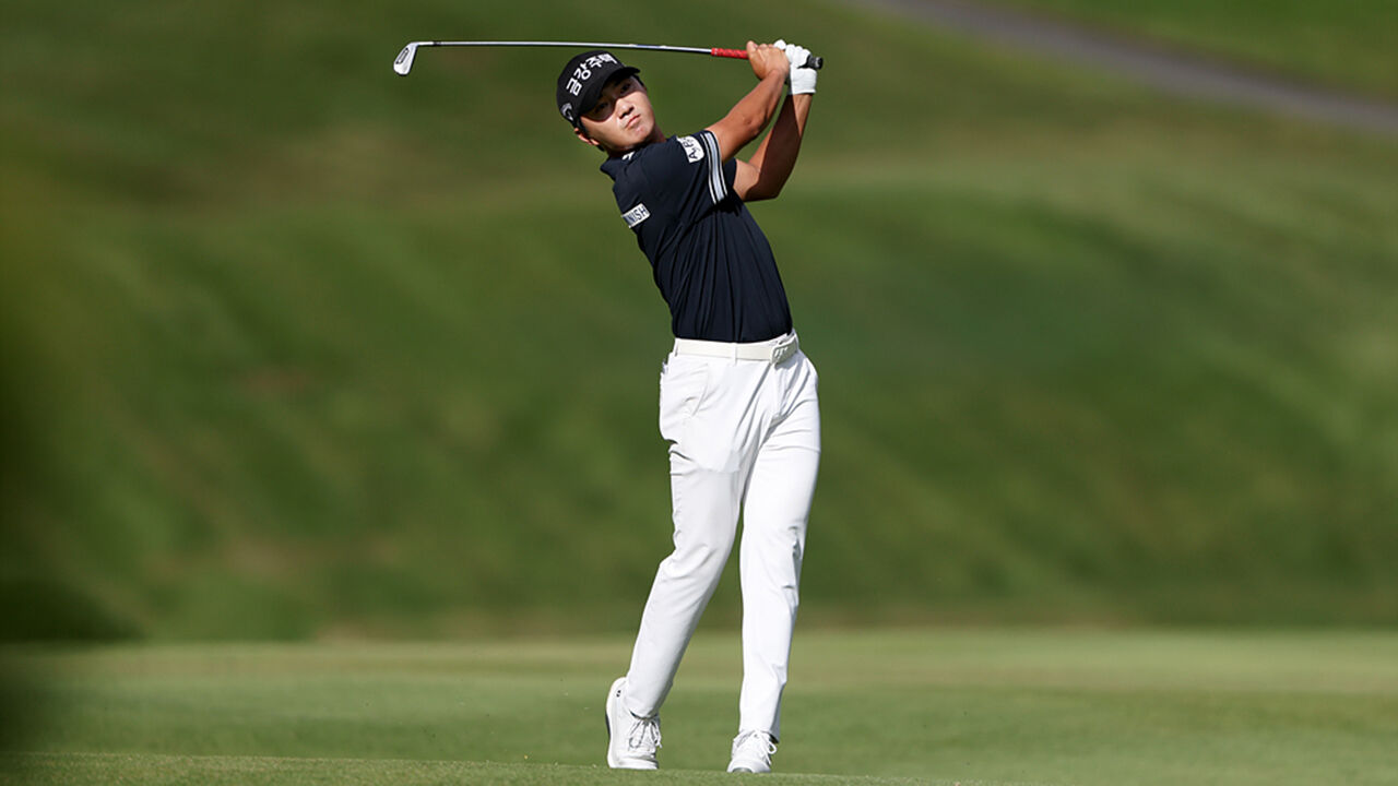 '시즌 4승 도전' 옥태훈, KPGA 투어 렉서스 마스터즈 첫날 공동 2위