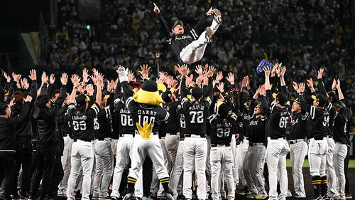 소프트뱅크, 5년 만에 일본시리즈 우승…한신에 극적인 역전승