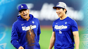 훈련장서 빵 터진 김혜성…스승과 달리기 대결